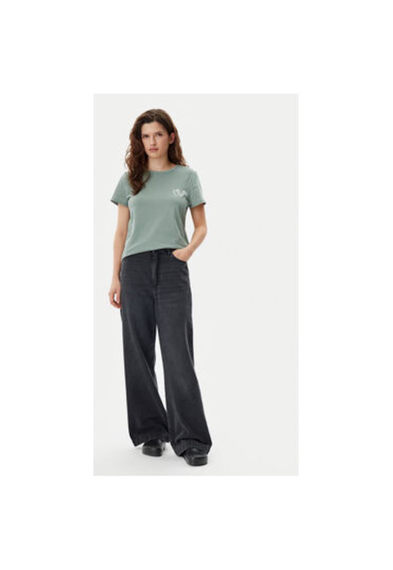 Tricou dama -  305290397 - Bumbac - Verde - Verde