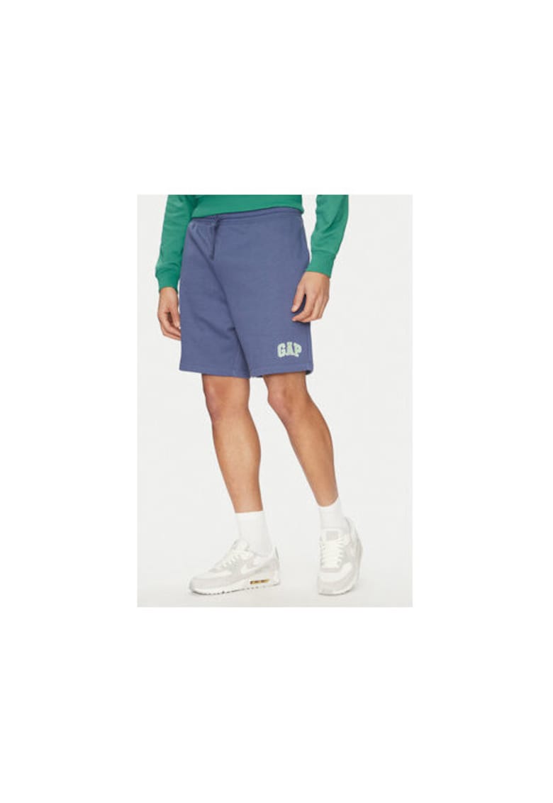 Oferte la Pantaloni scurti barbati -  305288547 - Bumbac/Poliester reciclat - Albastru - Albastru