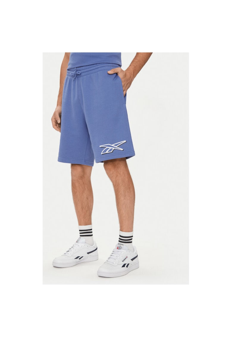 Pantaloni scurti barbati -  304553035 - Bumbac/Poliester reciclat - Albastru - Albastru