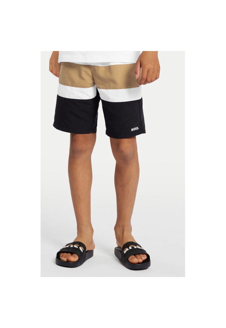 Pantaloni inot baieti -  Poliester -Negru