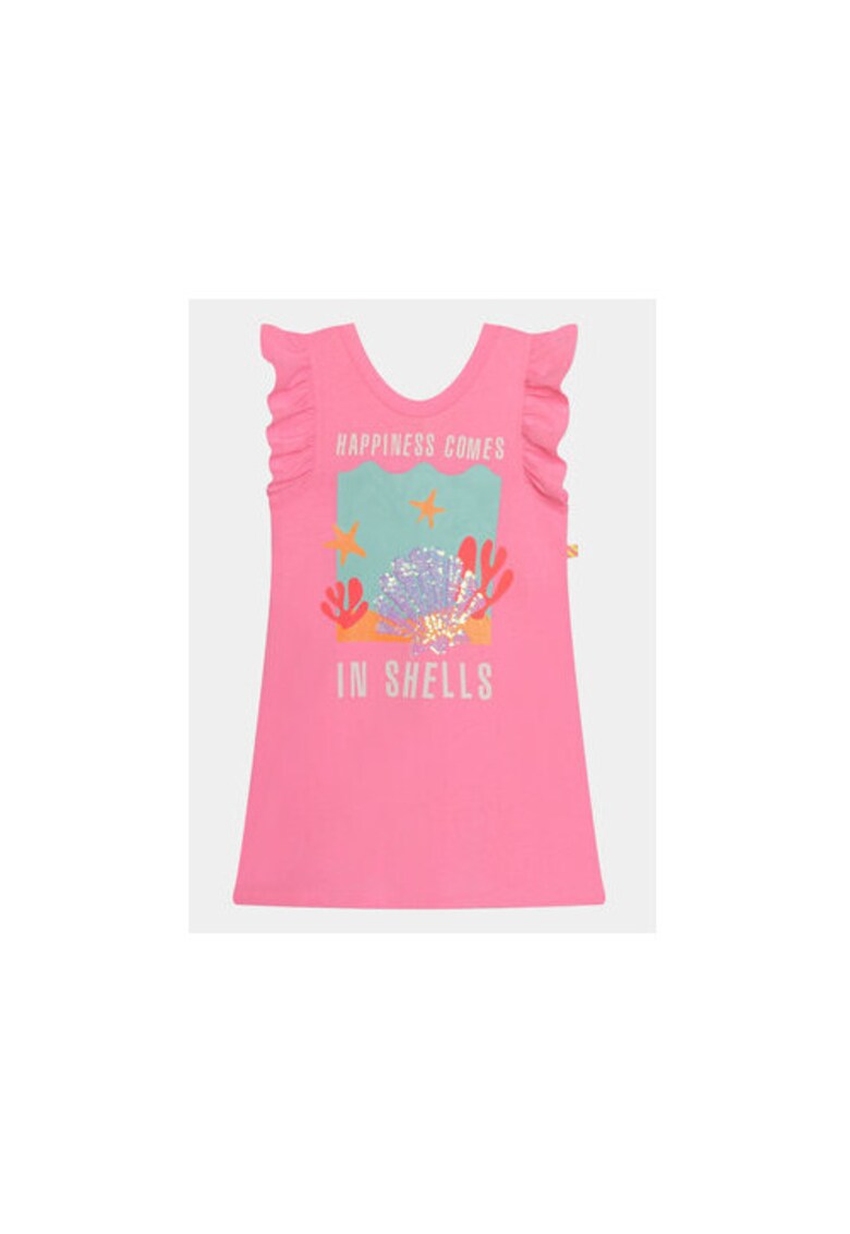 Rochie fete -  303640033 - Poliester/Bumbac - Roz - Roz