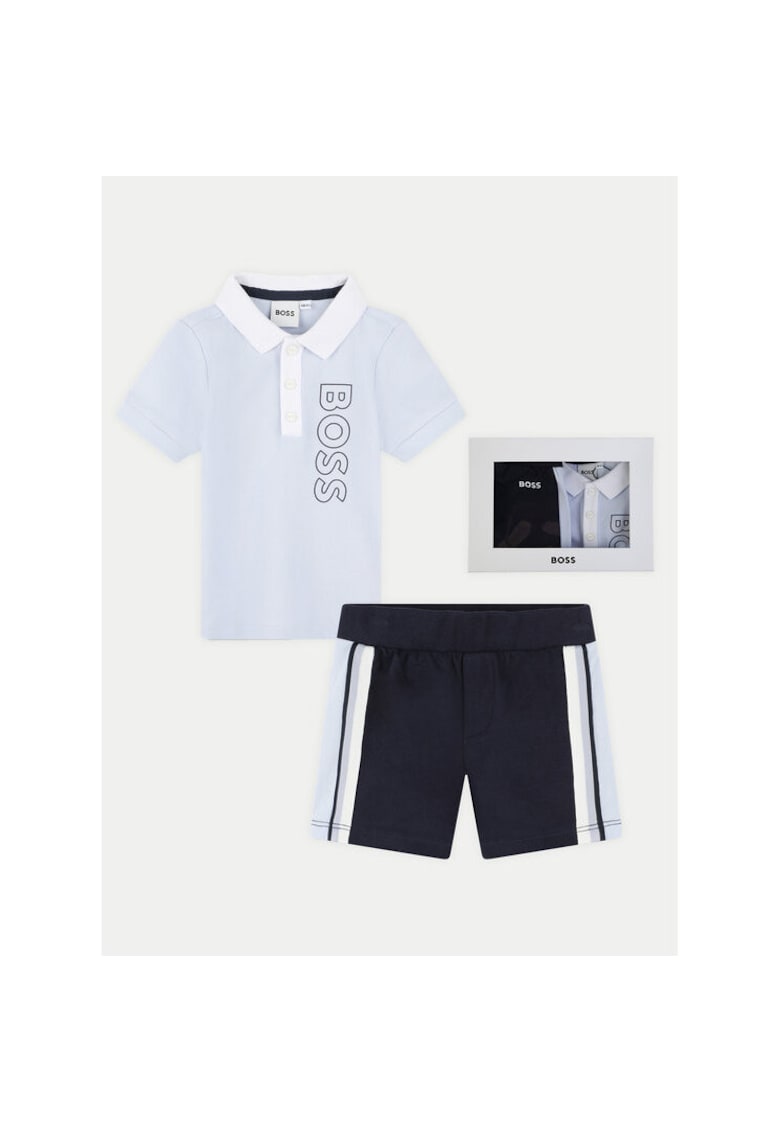 Compleu baieti -  303628970 - Bumbac - Albastru - Albastru