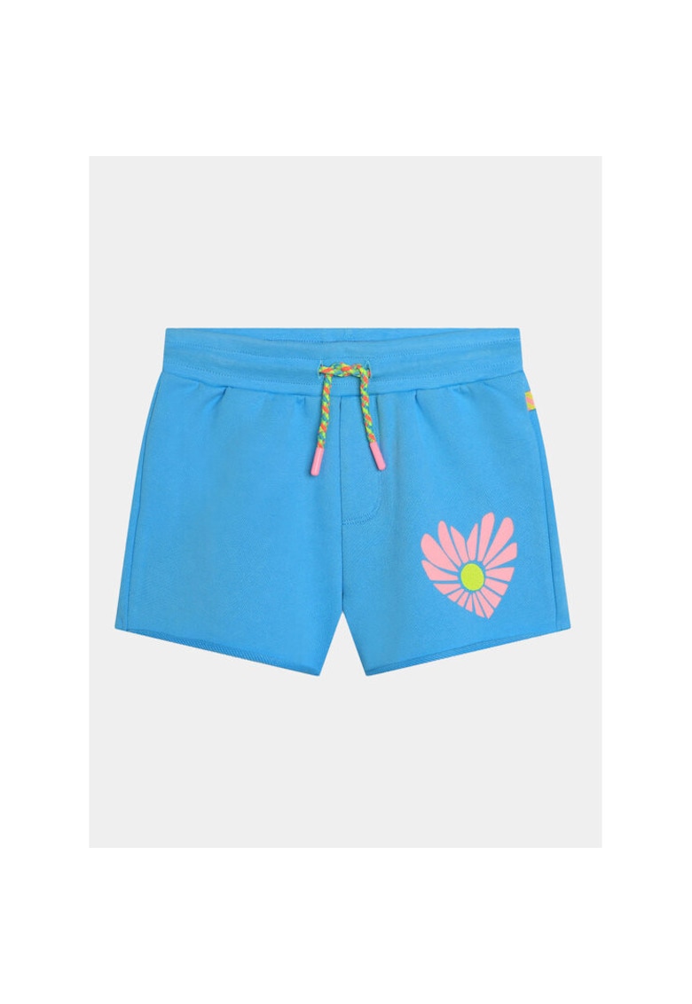 Pantaloni scurti fete -  303639648 - Bumbac - Albastru - Albastru