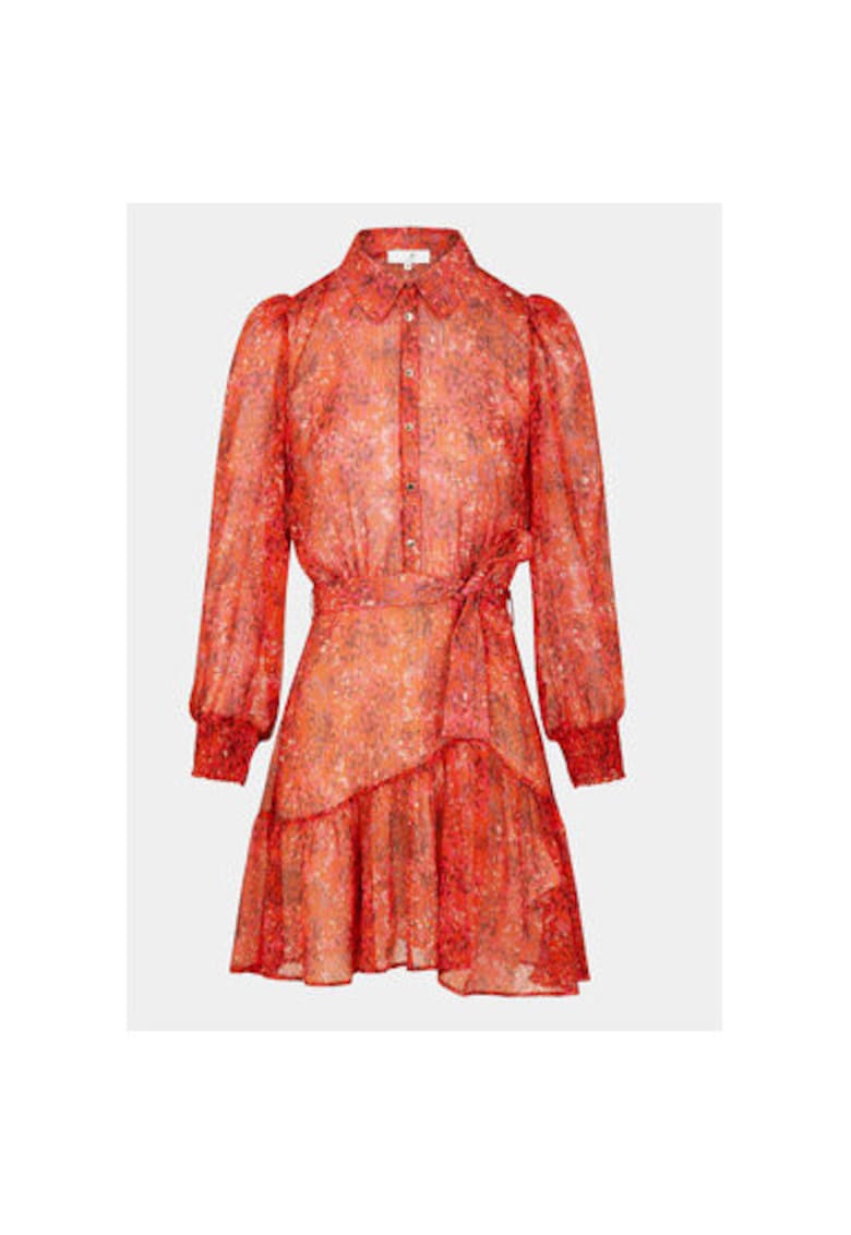 Rochie dama -  303917821 - Poliester - Portocaliu - Portocaliu