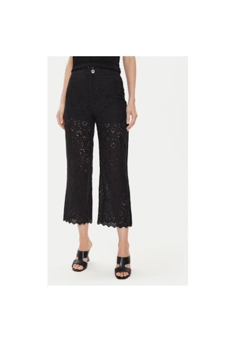 Pantaloni dama -  303920081 - Viscoza - Negru - Negru