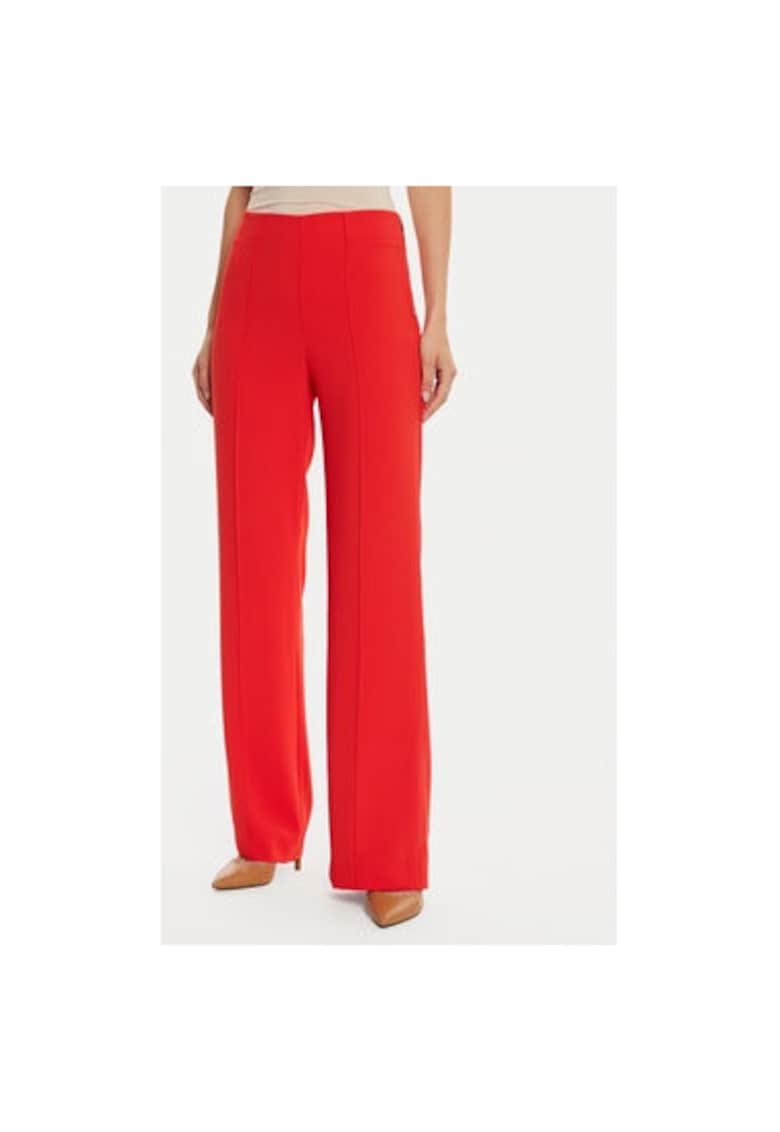 Pantaloni dama -  304480065 - Poliester Portocaliu - Portocaliu