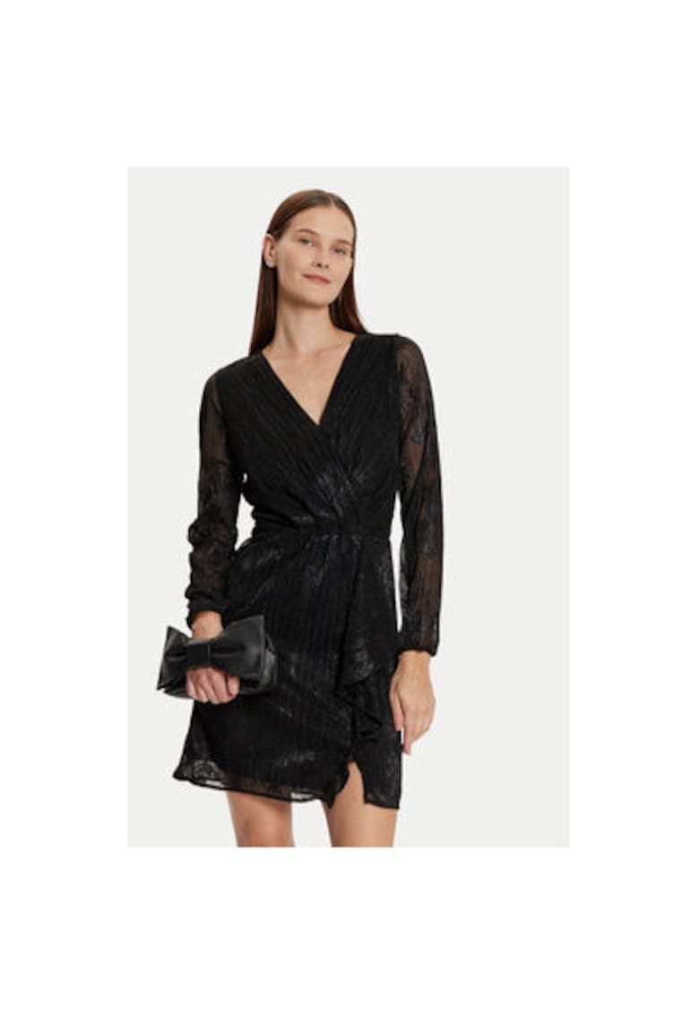 Rochie Dama -  304486586 - Poliester - Fibra metalica - Negru - Negru