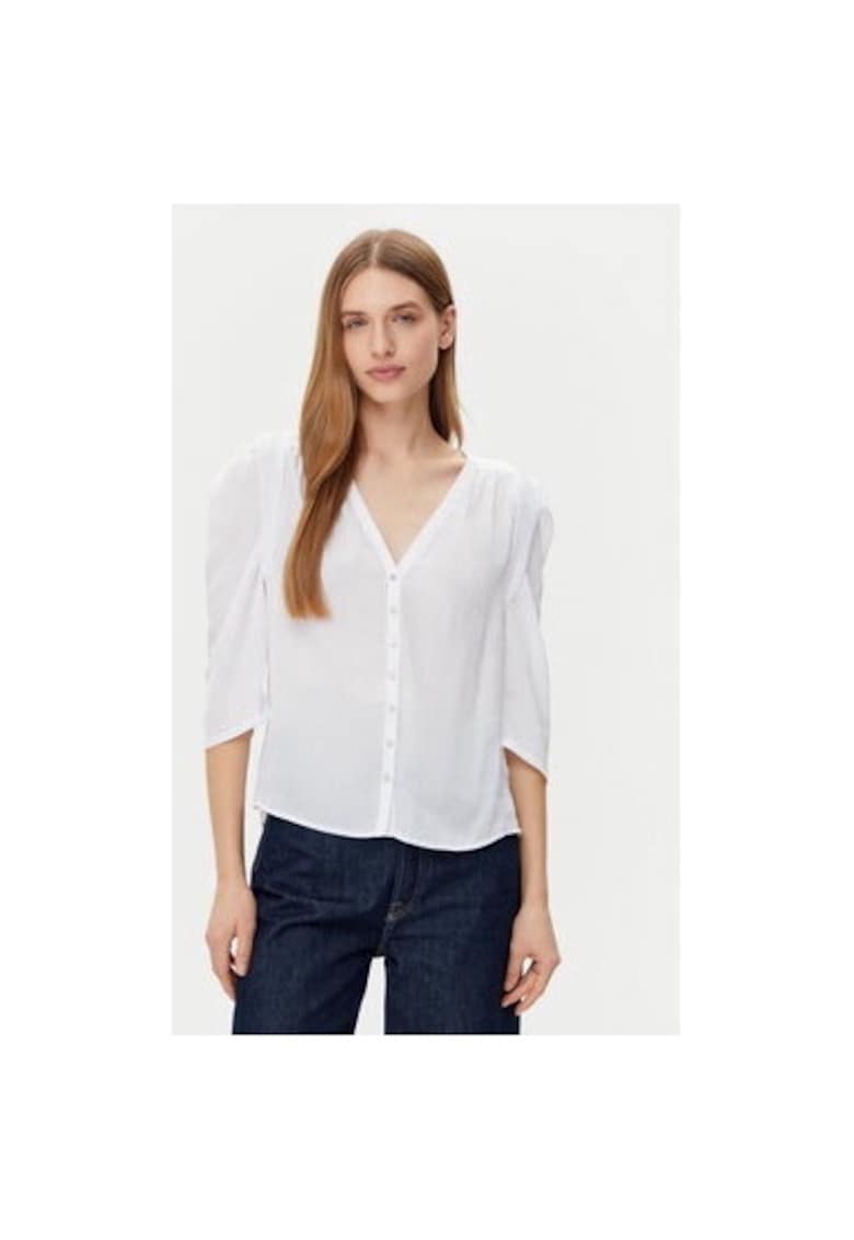 Bluza dama -  305252814 - Poliester - Alb - Alb