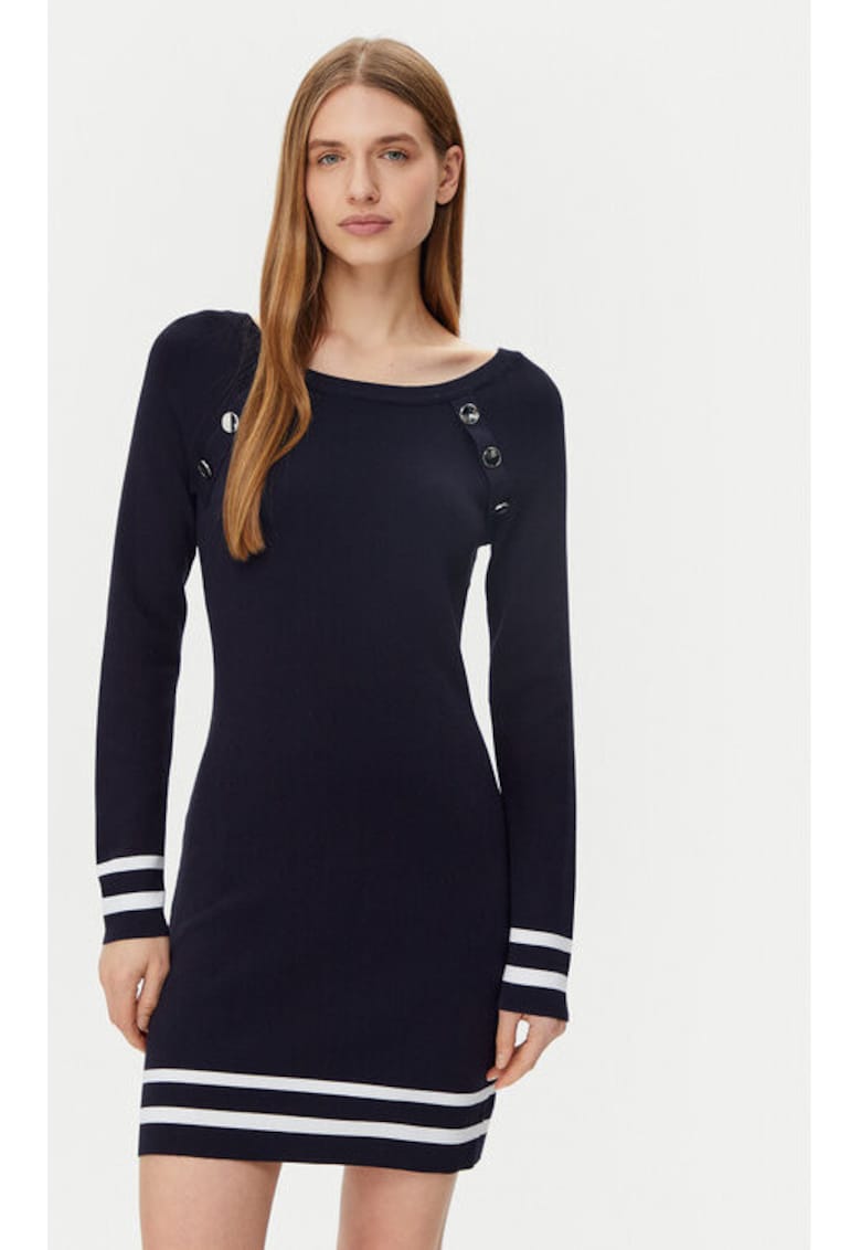 Rochie dama -  305253514 - Viscoza/Poliamida - Albastru - Albastru