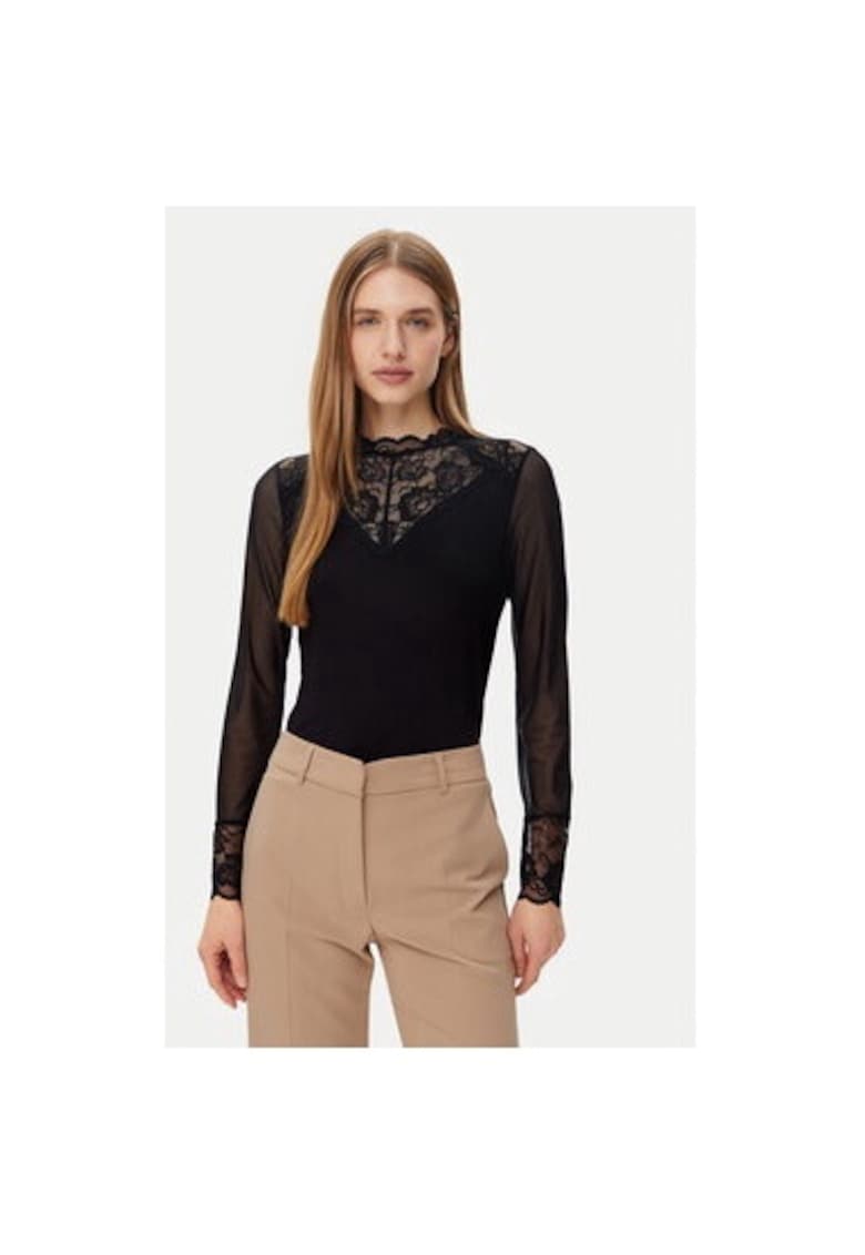 Bluza dama -  305253637 - Viscoza - Negru - Negru