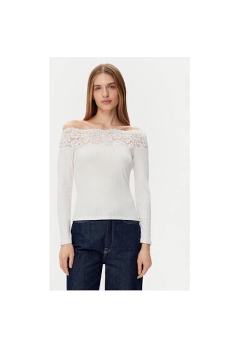 Bluza dama -  305253590 - Modal/Bumbac/Elastan - Bej - Bej