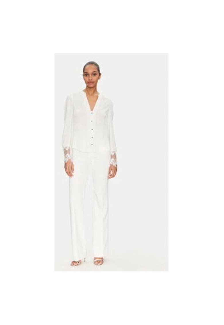 Bluza dama -  305252876 - Poliester - Alb - Alb