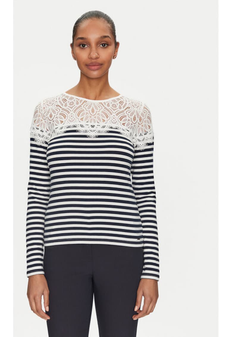 Bluza dama -  305253620 - Poliester/Bumbac/Elastan - Albastru - Albastru
