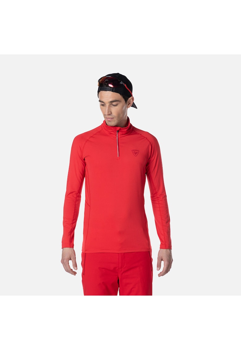 Bluza sport  Classique - cu fermoar - pentru barbati - rosu - - Rosu