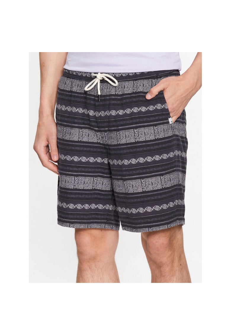 Pantaloni scurti barbati -  301883968 - Bumbac - Gri - Gri