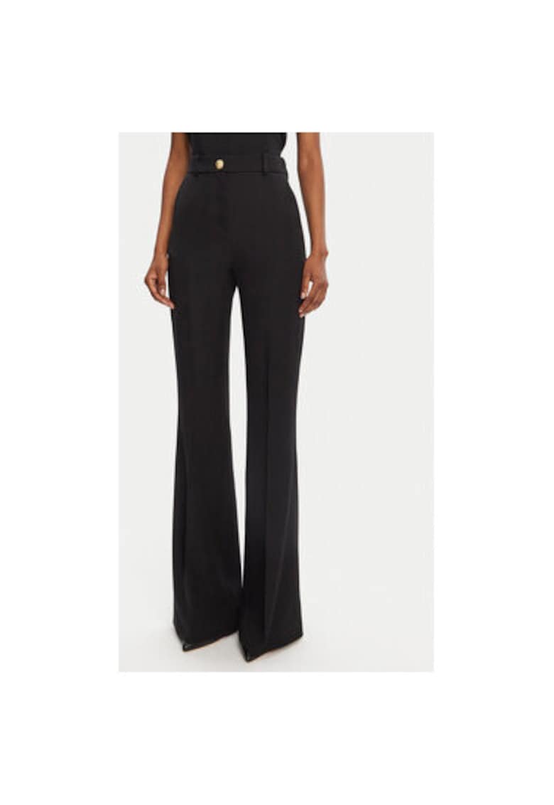 Pantaloni Dama -  305313799 - Lana - Negru - Negru