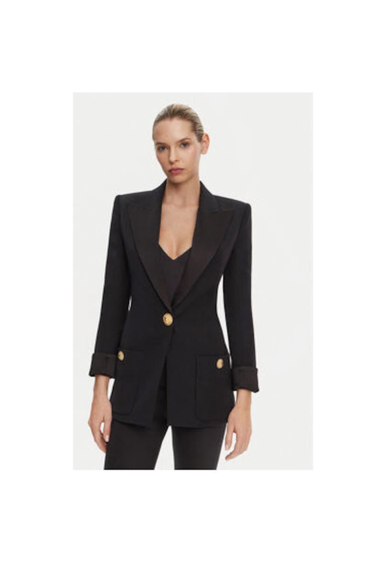 Sacou Dama -  305313867 - Lana - Negru - Negru