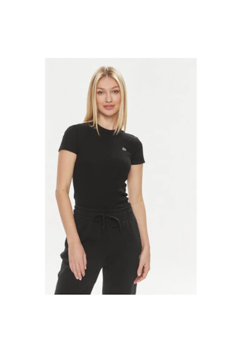 Tricou dama -  303713997 - Bumbac organic - Negru - Negru