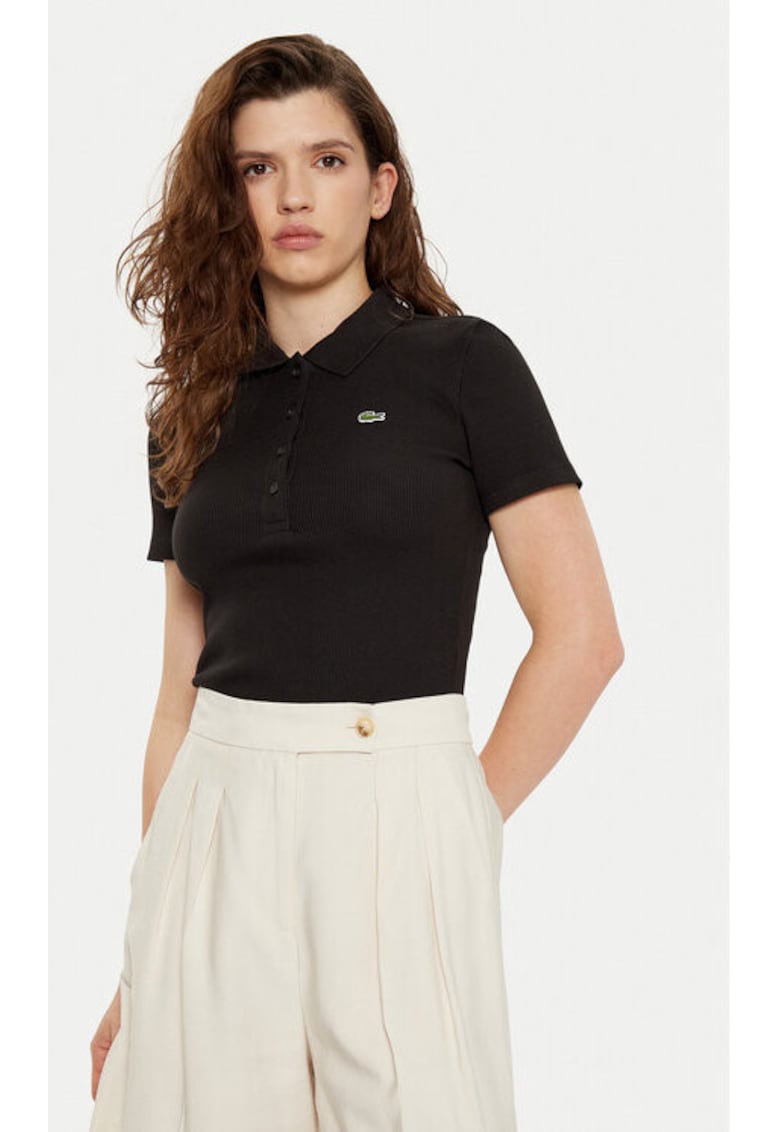 Tricou dama -  304994555 - Bumbac organic - Negru - Negru