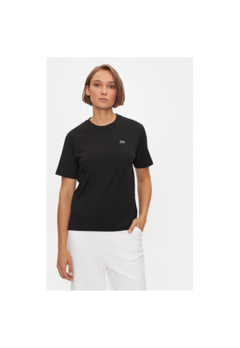 Tricou dama -  304582615 - Bumbac - Negru - Negru