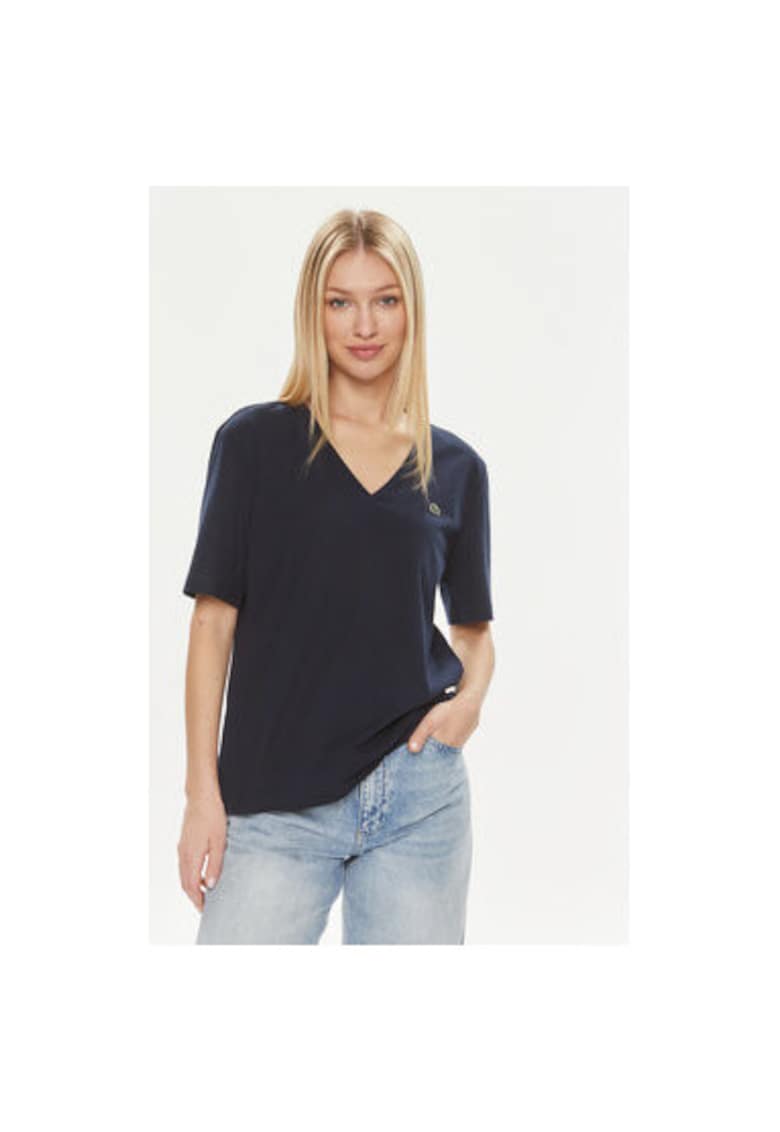 Tricou dama -  303714239 - Bumbac - Albastru - Albastru