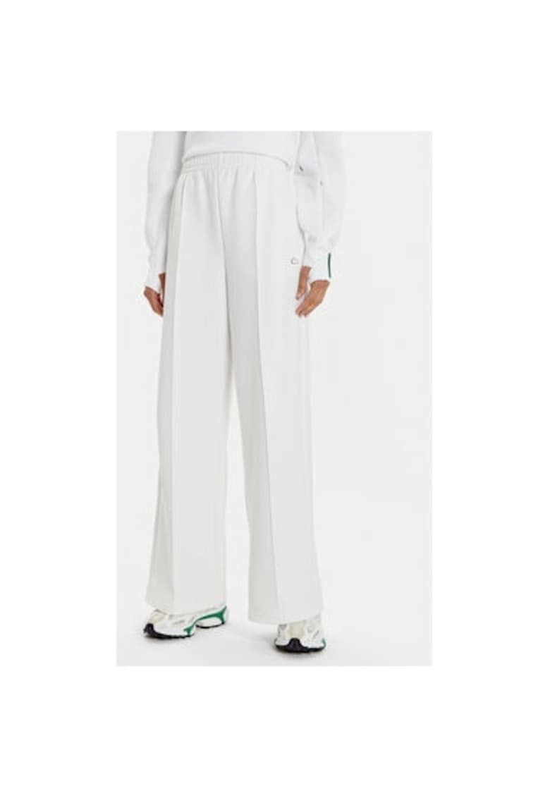 Pantaloni dama -  304582653 - Bumbac/Poliester - Alb - Alb