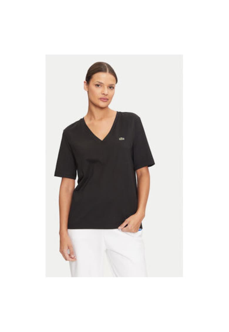 Tricou dama -  304582639 - Bumbac - Negru - Negru