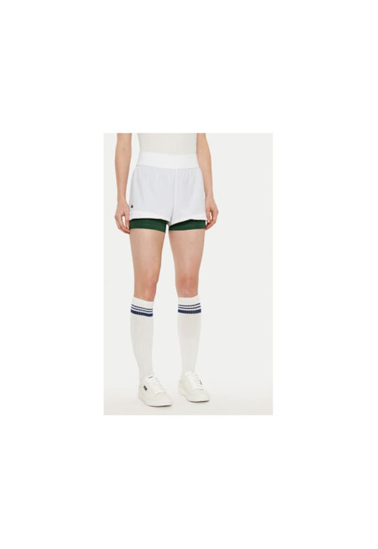 Pantaloni scurti dama -  304994791 - Poliester - Alb - Alb