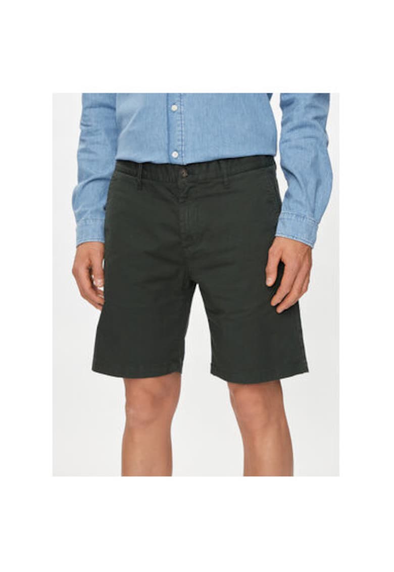 Pantaloni scurti barbati -  303612474 - Bumbac - Verde - Verde