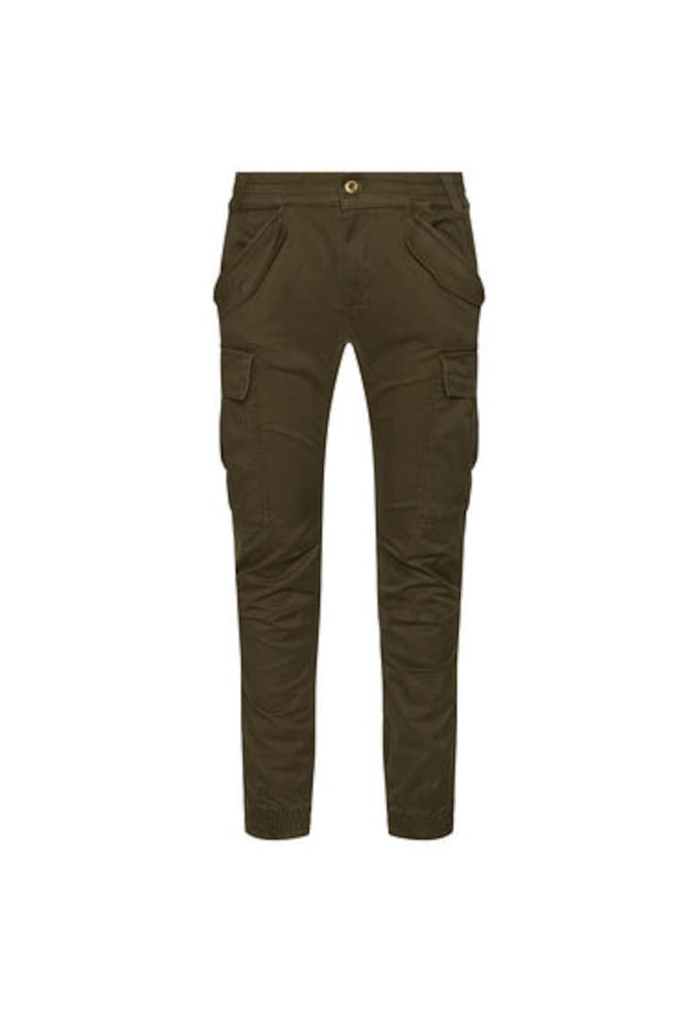 Pantaloni Barbati -  207946941 - Bumbac - Elastan - Verde - Verde