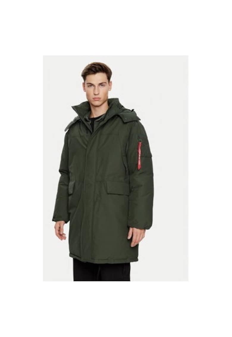 Jacheta barbati -  304544040 - Bumbac/Nylon - Verde - Verde