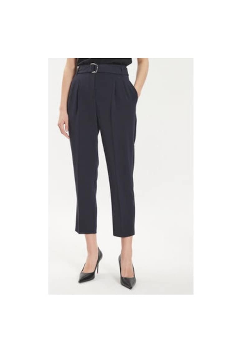 Pantaloni dama -  304437496 - Acetat/Poliester - Albastru - Albastru