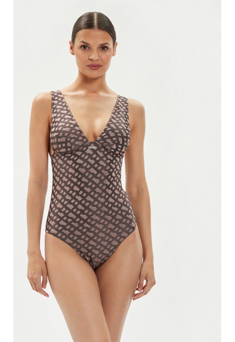 Costum de baie dama -  303806392 - Poliester - Maro - Maro