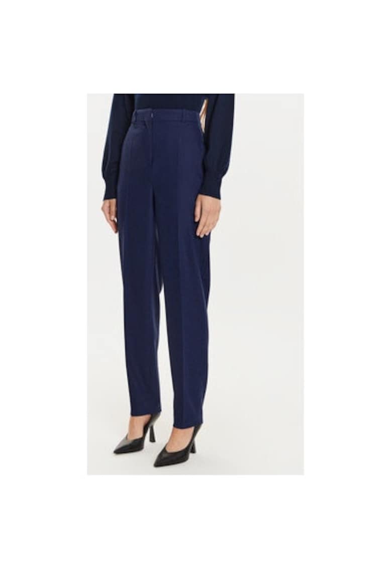 Pantaloni dama -  304334009 - Lana/Poliester/Viscoza - Albastru - Albastru