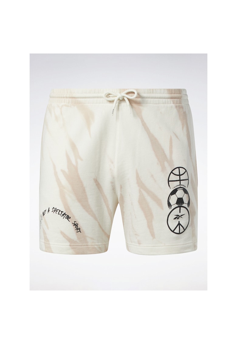 Pantaloni scurti sport barbati -  301802259 - Bumbac - Alb