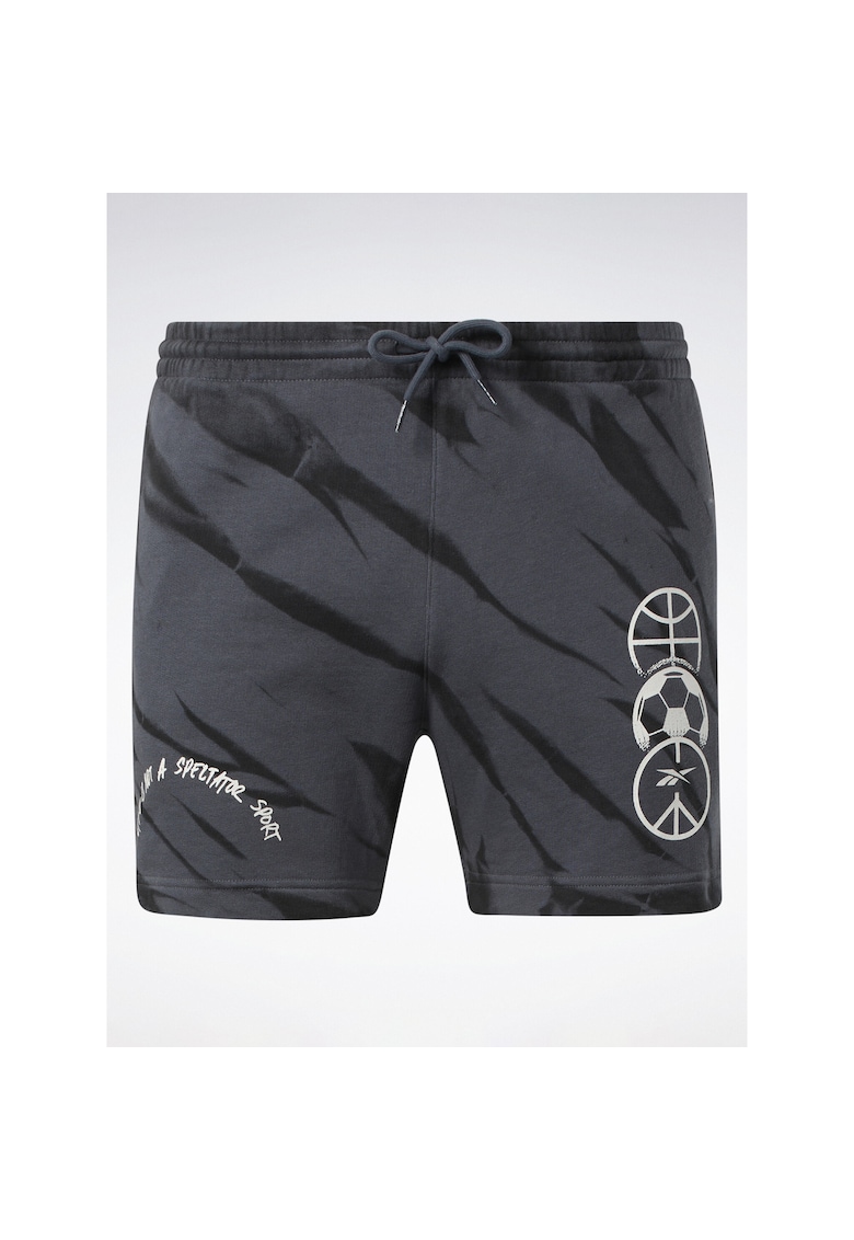 Pantaloni scurti sport barbati -  301802198 - Bumbac - Gri