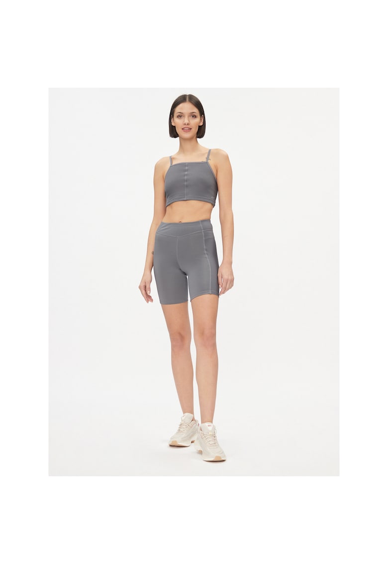 Pantaloni scurti sport dama -  302536887 - Poliester - Gri