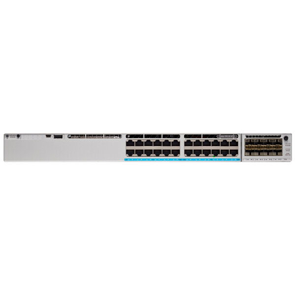 Switch Catalyst 9300L 24p PoE Network Essentials ,4x1G Uplink Gri