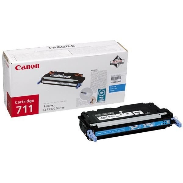 Toner laser Canon 711 - Cyan, 6000 pagini