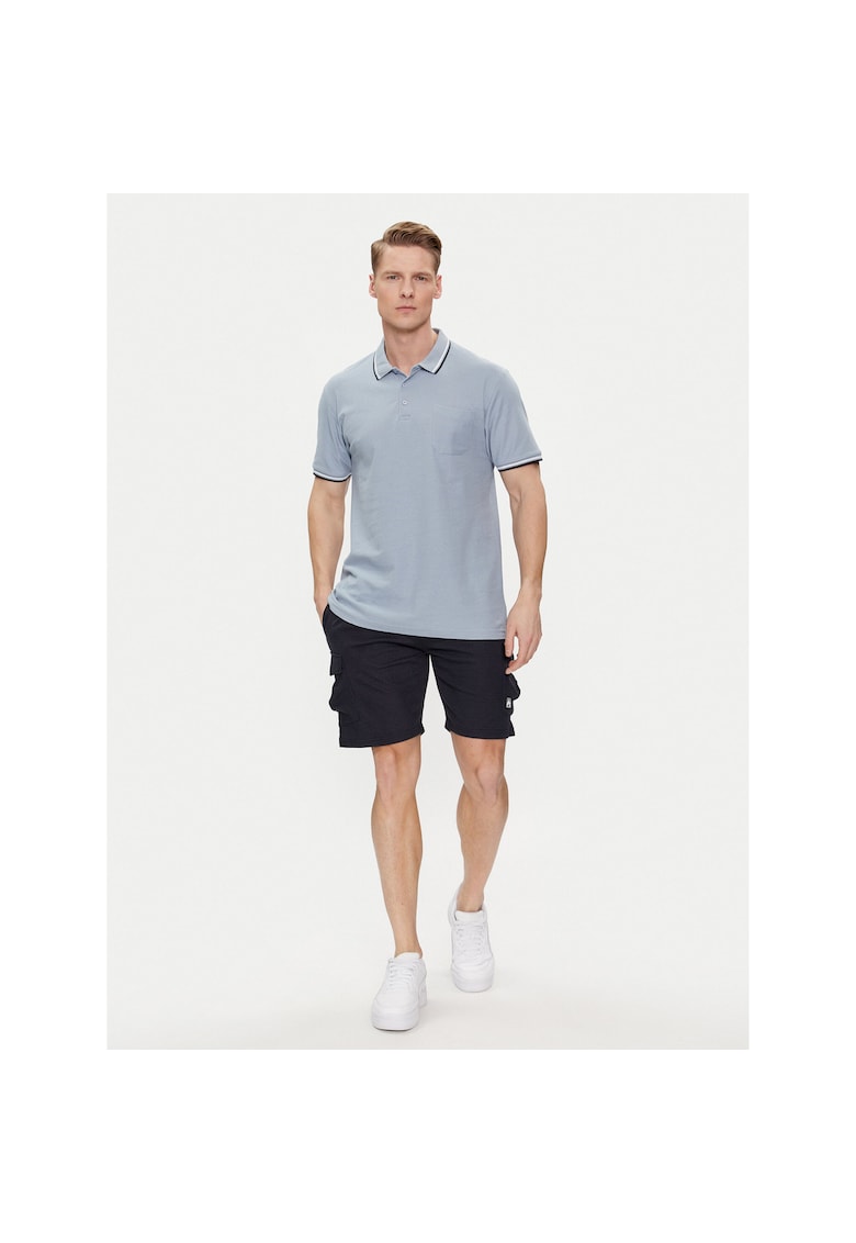 Pantaloni scurti sport barbati -  303976248 - Albastru inchis - Poliester - Albastru inchis