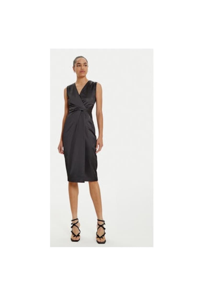 Rochie dama -  304687013 - Poliester - Negru - Negru
