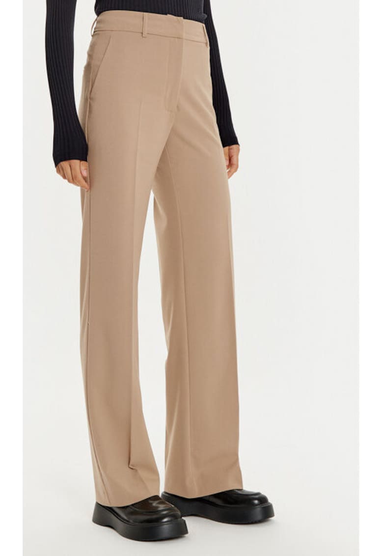 Pantaloni dama -  304937781 - Poliester/Rayon - Bej - Bej