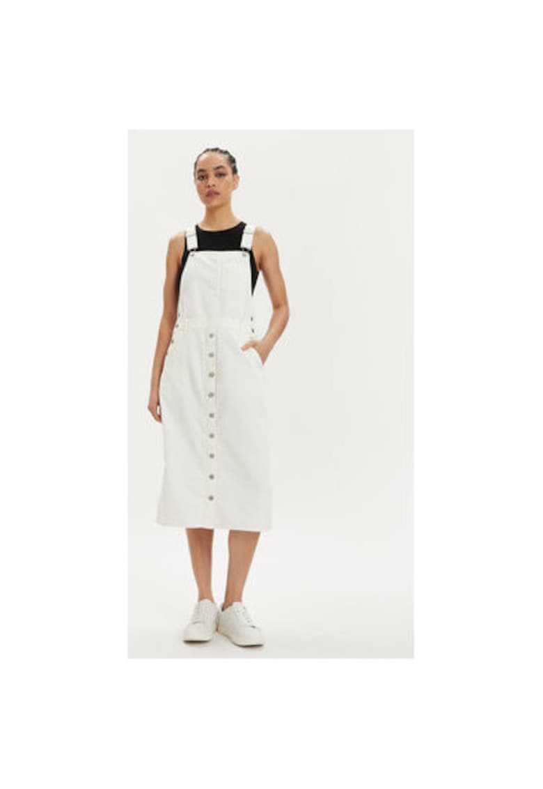 Rochie dama -  303866679 - Bumbac - Alb - Alb