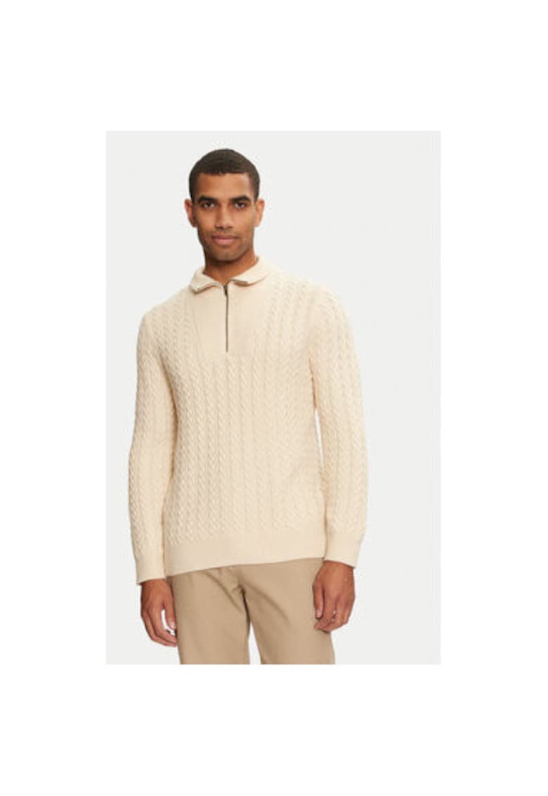Pulover barbati -  304281068 - Viscoza/Bumbac/Nylon - Bej - Bej