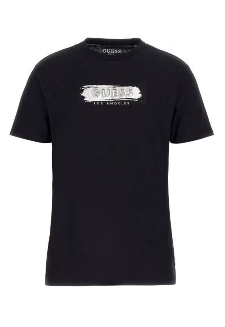 Tricou slim cu logo