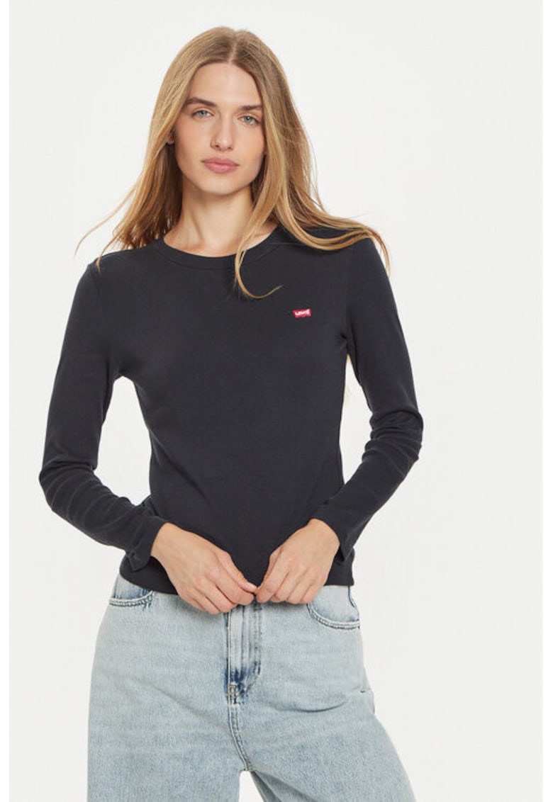 Bluza dama -  304252891 - Bumbac - Negru - Negru