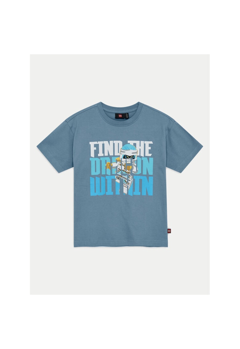 Tricou baieti -  304705892 - Bumbac organic - Albastru - Albastru