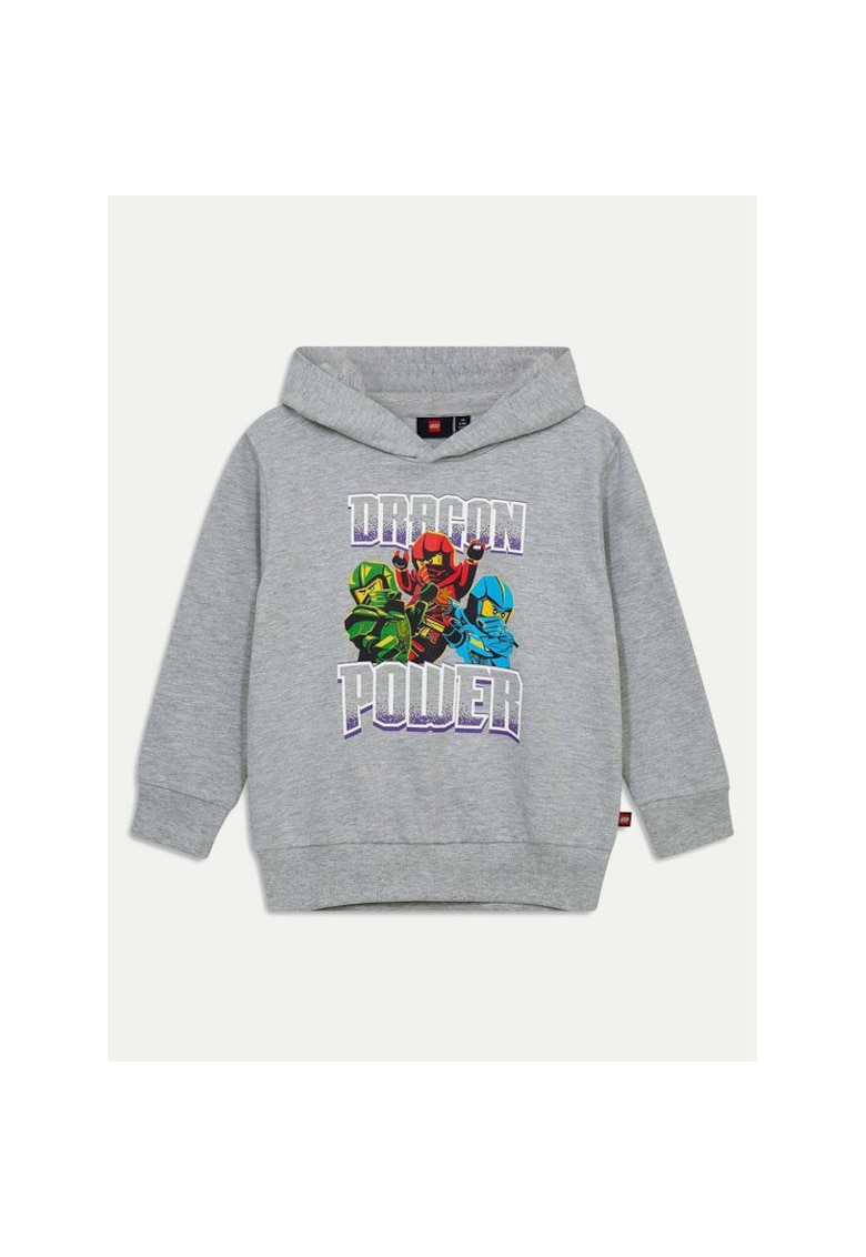 Bluza baieti -  304705861 - Bumbac organic - Gri - Gri