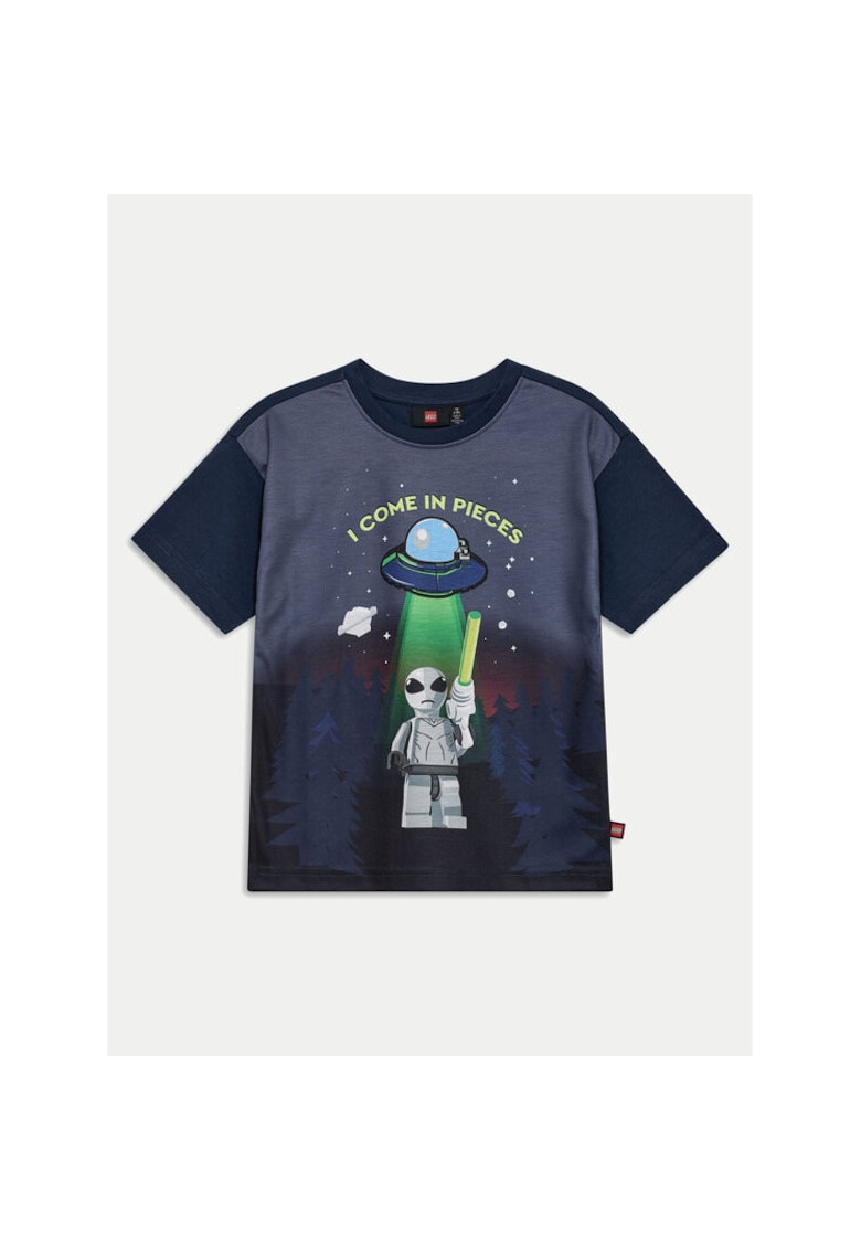 Tricou baieti -  304705700 - Bumbac organic - Albastru - Albastru