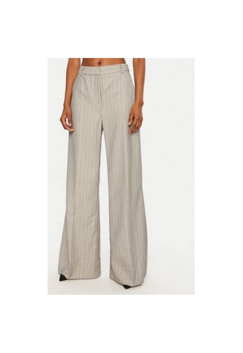 Pantaloni dama -  304891489 - Poliester - Gri - Gri